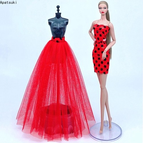 Pezzi set abito rosso pois - pezzi/set,