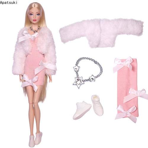 Set vestiti moda pelliccia