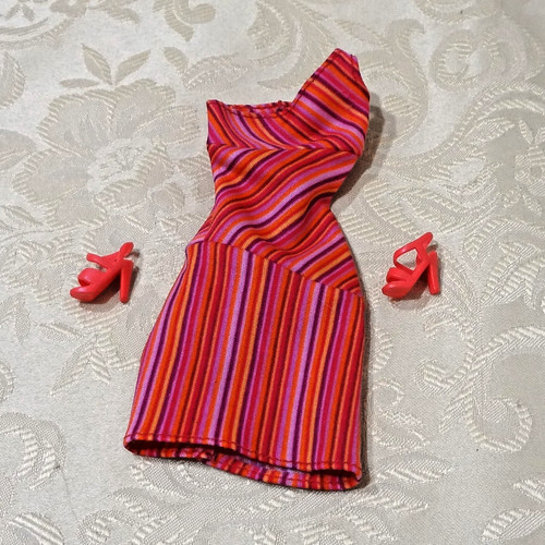 Barbie abito arancio - abito,