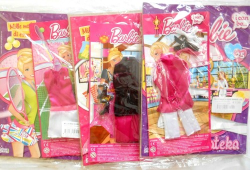 Lotto abiti barbie i can - 3,
