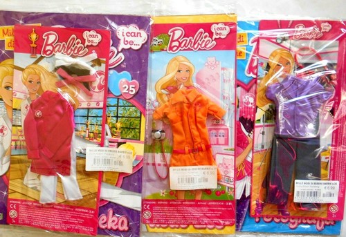Lotto abiti barbie i can - -,